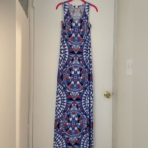 Woman’s: Sleeveless Colorful Long Maxi Dress Size: XL